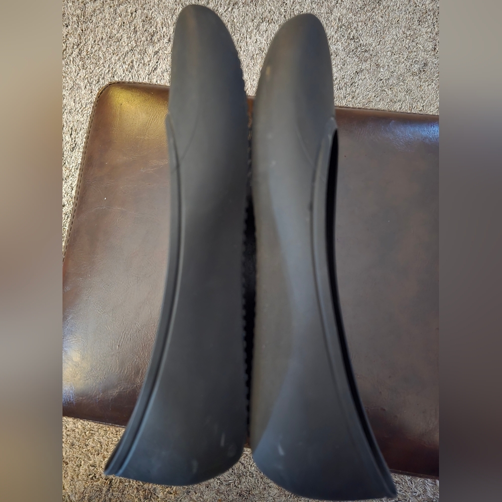 Crocs Black Ballet Flats, size 11 - Picture 3 of 4